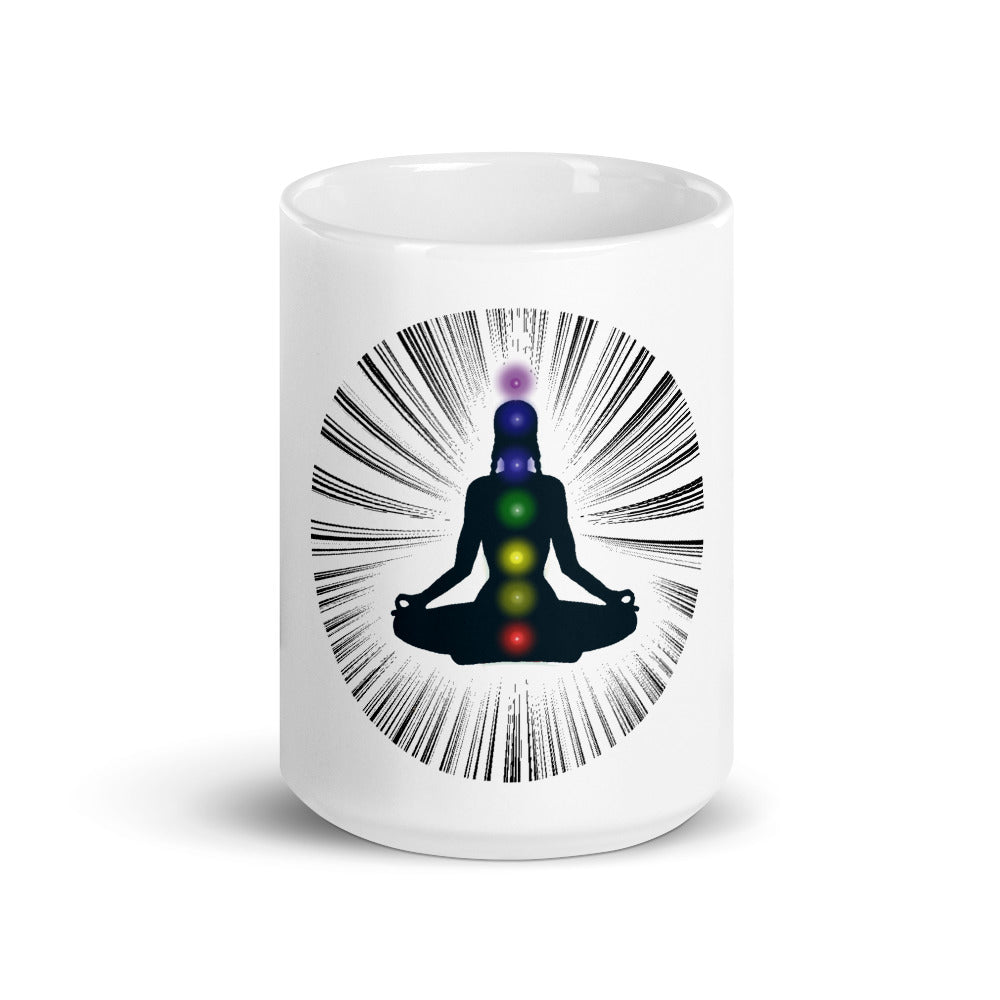 MEDITATING WOMAN MUG